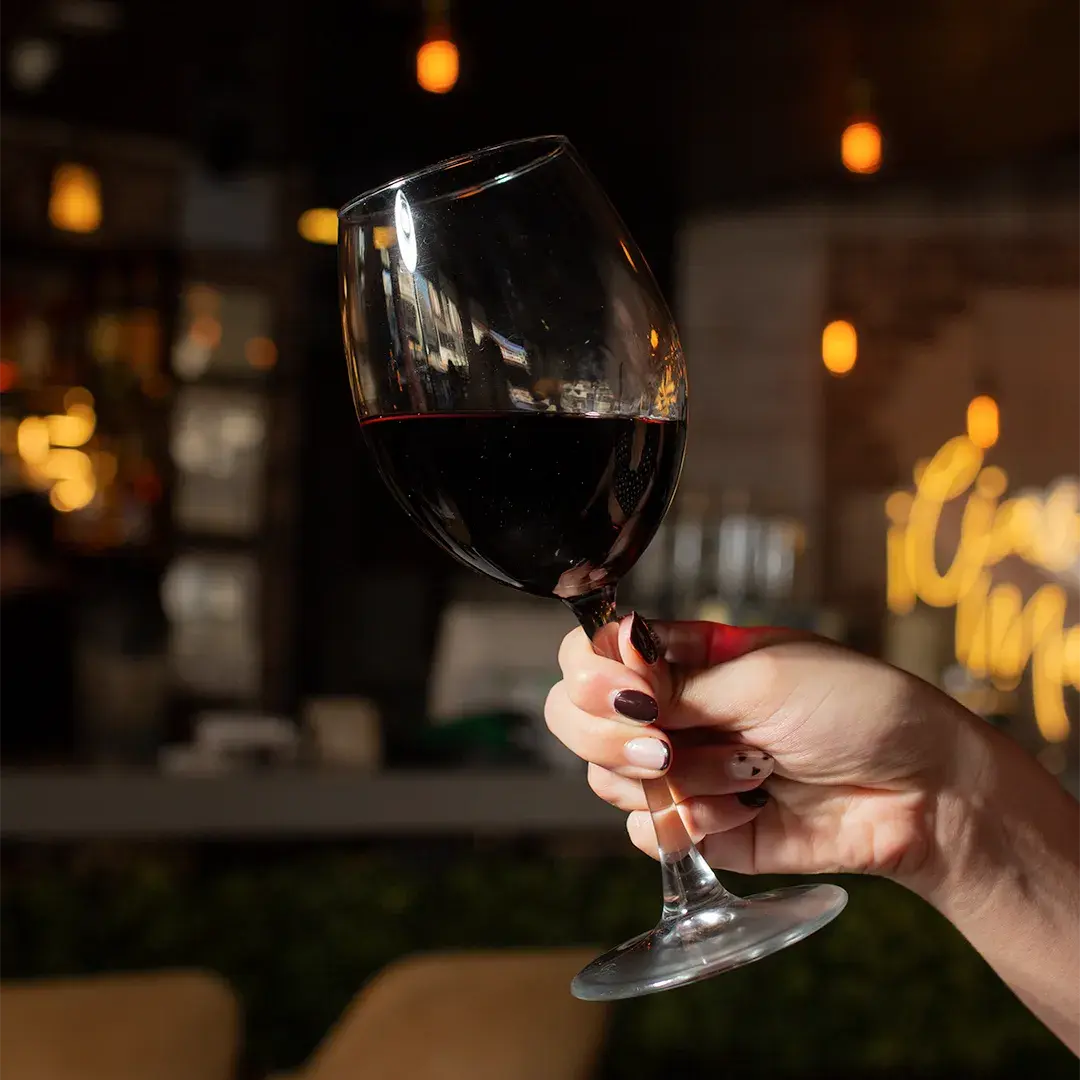 Vino tinto en Murazzi